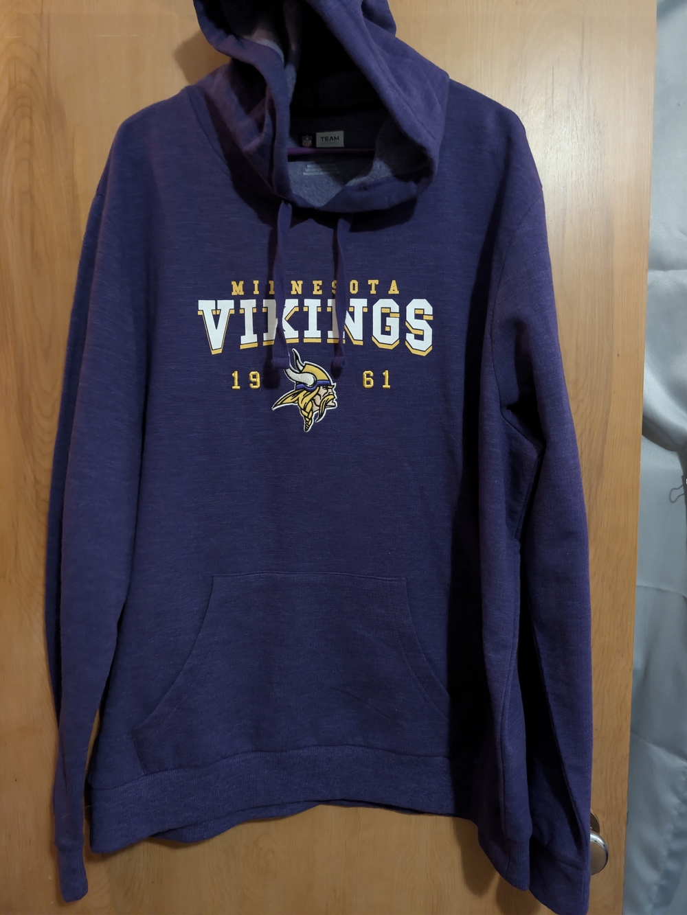 Minnesota Vikings Purple Pullover Hoodie - Team Graphic